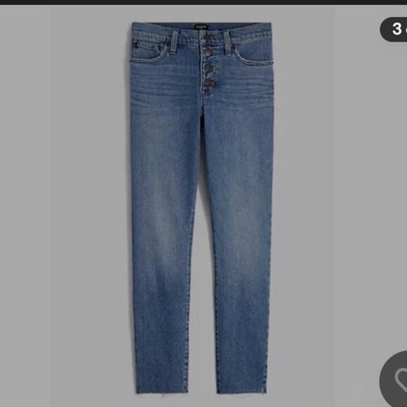 J.Crew 9" High-Rise Skinny All Day Stretch Jeans Size 28 BA787 Blue - Picture 9 of 9